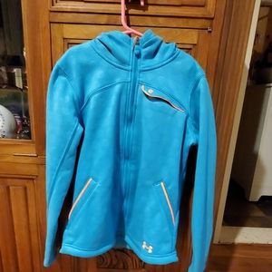 Teal/blue Under Armour Hoodie